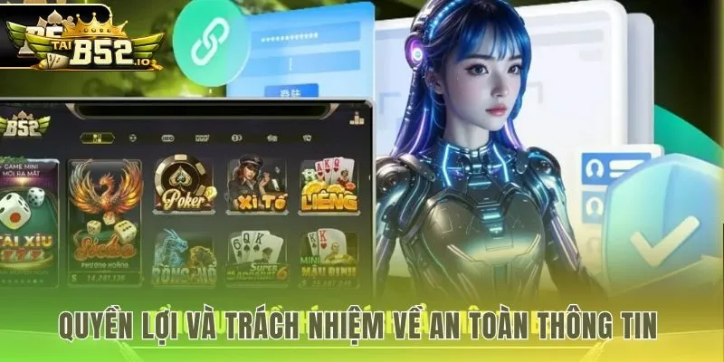 Chính sách bảo mật xác định quyền lợi và trách nhiệm người dùng